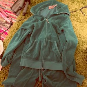 Juicy couture hoodie pants terry tracksuit